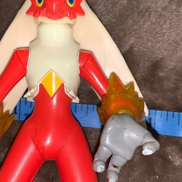 2007 Pokemon Blaziken 6.5" Jakks Pacific Action Figure with Light & Sound - Picture 11 of 11